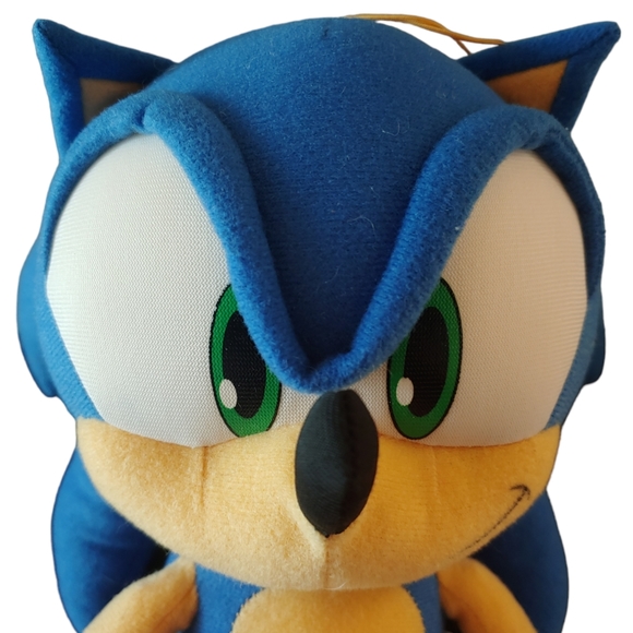 Official 2020 SONIC Sonic The Hedgehog 14" Plush by Great Eastern - Used - Picture 2 of 12